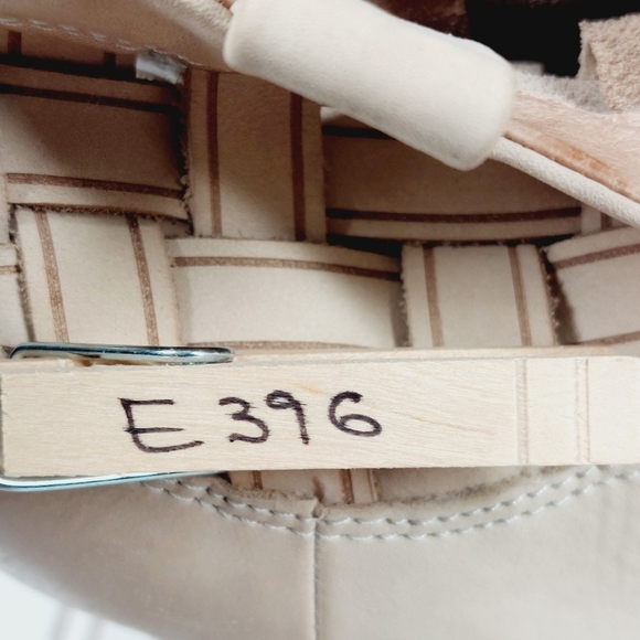 NEW Corso Como Cream Leather Block Heel Slip On Weaved Detail Ankle Boots E396 - Picture 13 of 13